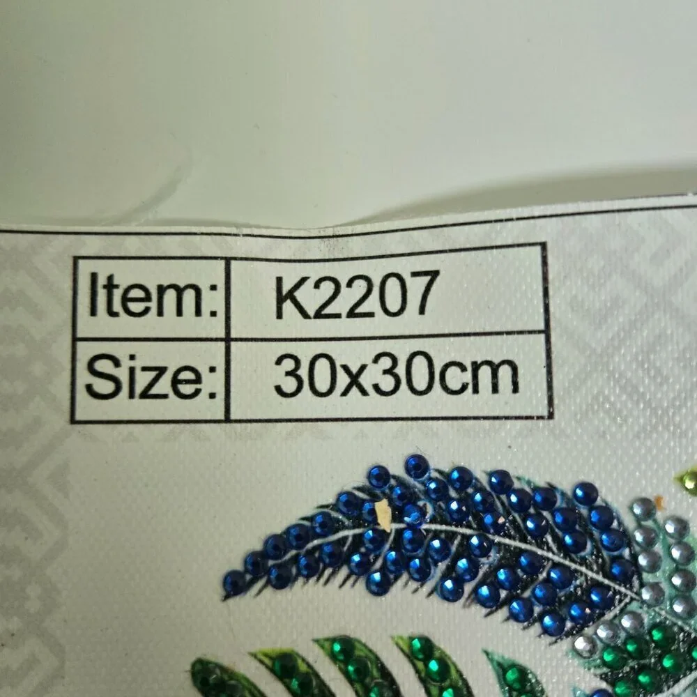 Completed Diamond Art Picture Rooster Size 9.8